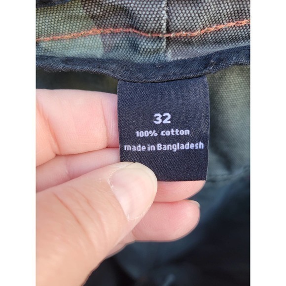 Sean John Green Camouflage Front Cargo Pockets‎ Men's Jeans Pants - Picture 7 of 10